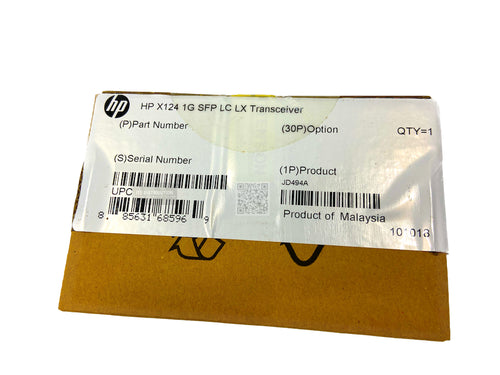 JD494A I Genuine Brand New HPE SFP (mini-GBIC) Module - 1 x 1000Base-LX1 3CSFP92