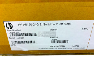 JE068A I New Sealed HP 5120-24G Switch 0235A0R8 S5120-28C-EI