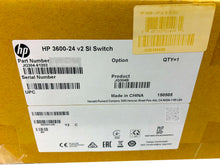 Load image into Gallery viewer, JG304B | Brand New Sealed HPE 3600-24 V2 Si Switch US EN