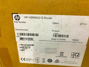 JG353A I Open Box HPE HSR6602-G 0235A0VA Router