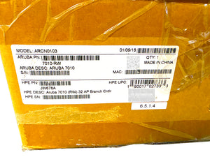 JW678A I Open Box HP Aruba 7010 (RW) 16P 32AP 150W PoE+ 10/100/1000BASE-T Controller