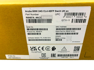 R8N87A I New HPE Aruba 6000 24G Class4 PoE4SFP370W Switch Replacement for J9773A