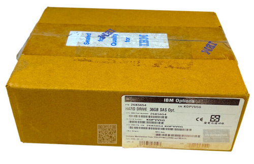 26K5654 I New Sealed IBM 36.4GB 2.5 Internal SAS HDD SFF 26K5261 26K5656 71P7399