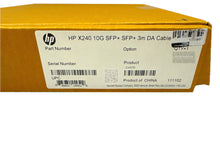 Load image into Gallery viewer, JD097B I Genuine Open Box HPE X240 DA 10Gb Network Cable 9.84 ft SFP+ 0231A0KM
