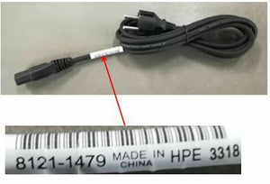 8121-1479 I New Genuine HP Power Cord - 3-Wire, 2.5m (8.2ft)