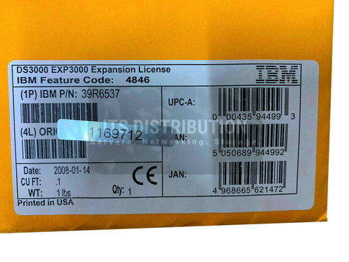 39R6537 I IBM EXP3000 Expansion - License