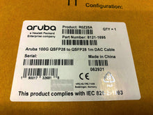 Load image into Gallery viewer, R0Z25A I Genuine New HPE Aruba 100G QSFP28 to QSFP28 1M DAC Cable 8121-1695