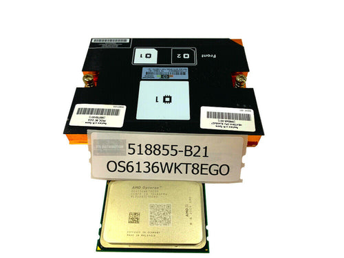 518855-L21 I HP BL465c G7 AMD Opteron 6136 2.4GHz/8-core/80W/12MB Processor Kit