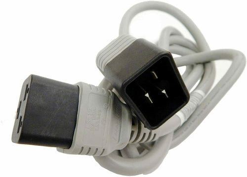 242867-005 I HP Power Cord AC line 16A, C19 to C20 - Gray 2M (6.56 ft)