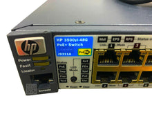 Load image into Gallery viewer, J9311A I HP ProCurve 3500yl-48G-PoE+ Layer 3 Switch J9311-61201