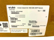 Load image into Gallery viewer, JL814A I Brand New Sealed HPE Aruba Instant On 1830 48G 4SFP Switch