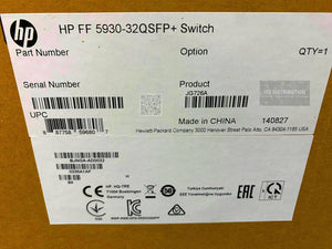 JG726A I New Sealed HP FlexFabric 5930 32QSFP+ Switch