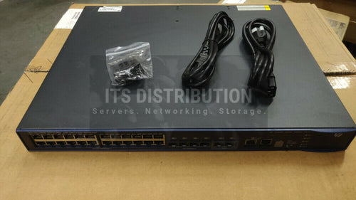 JG311A I BUNDLE HP 5500-24G-4SFP HI Switch with 2 Interface Slots & 2x JD362A PS