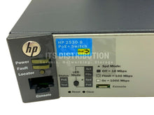 Load image into Gallery viewer, J9780A I HPE Aruba 2530 8 PoE+ Switch + 90 Watt AC External Power Adapter