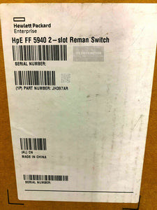 JH397A I Renew Sealed HPE FlexFabric 5940 2 Slot 40 Gigabit Switch