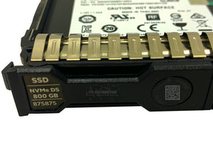 875595-B21 I HPE 800GB NVMe GEN3 MainstreamPerformance MU SFF SCN U.2 PE6031 SSD
