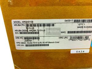 JW679A I Open Box HPE Aruba 7010 32 US AP Branch Controller ARCN0103