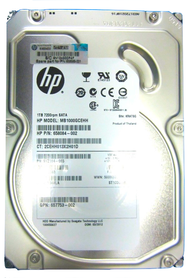 659337-B21 I Genuine HP 1 TB 3.5