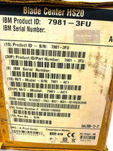 Load image into Gallery viewer, 79813FU I Open Box IBM BladeCenter HS20 2.00 GHz 667 MHz/2 MB L2 1 GB Server