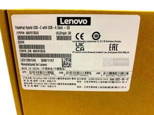 40AF0135US I Brand New Lenovo US ThinkPad Hybrid USB-C USB-A Docking Station