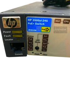 J9310A I HP ProCurve 3500YL-24G-PoE+ 24 Port Switch