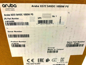 JL087A I Open Box HPE Aruba X372 54VDC 1050W 110-240VAC Power Supply