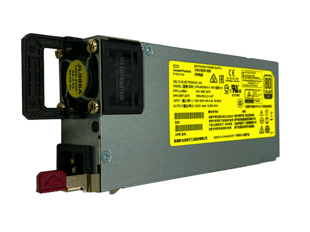 JL086A I HPE Aruba X372 54VDC 680W 100-240VAC Power Supply 0957-2475
