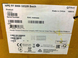 JH321A I New Sealed HPE FlexFabric 5950 32QSFP28 Switch