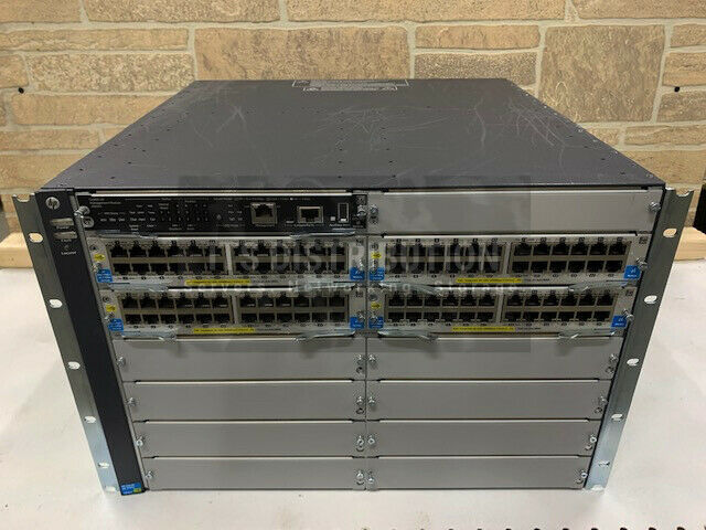 J9851A I BUNDLE HPE Aruba 5412R zl2 Switch & J9827A J9534A 4x J9828A J9832A