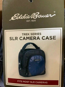 EBTRSLR-BLU I Brand New Sealed Eddie Bauer Trek Series SLR Camera Case