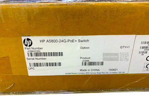 JC099A I Open Box HP 5800-24G-PoE Switch