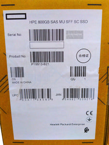 P19913-B21 I New Retail Sealed HPE 800GB SAS MU SFF SC PM1645A SSD Solid State
