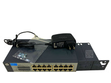 Load image into Gallery viewer, J9560A I HPE V1410-16G Switch + External Power Adapter + Mounting Kit