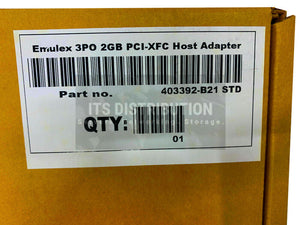 403392-B21 I Brand New HP Emulex 3PO 2GB PCI XFC Host Adapter