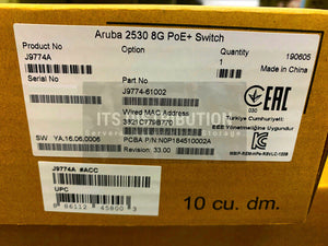 J9774A I Brand New Sealed HPE Aruba 2530 8G PoE+ Switch