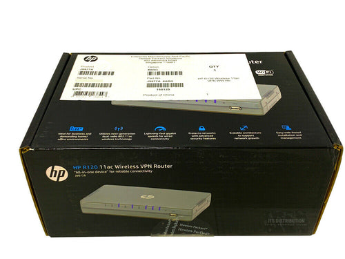 J9977A I Open Box HPE HP R120 Wireless 802.11ac VPN WW Router