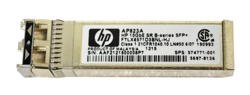 AP823A I Genuine HP 10GbE Short Wave SFP+ Module - 1 x 10GBase-SW Transceiver