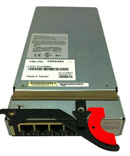 13N0568 I IBM BladeCenter Gigabit Ethernet 4 Port Switch Module 01R0807 26K6482