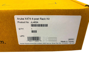 JL483A | New Sealed HPE Aruba X474 4 Post Rack Mounting Kit
