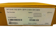 Load image into Gallery viewer, JD095C I Genuine Open Box HPE X240 10G SFP+ SFP+ 0.65m DA Copper Cable 0231A1WH