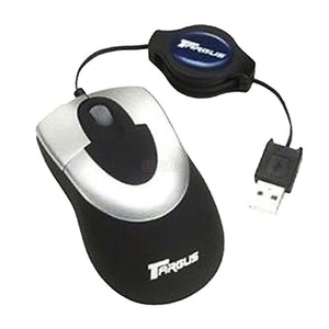 AMU02US I New Targus Notebook Optical Mouse with Retractable USB Cable