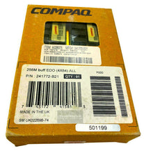 Load image into Gallery viewer, 241772-B21 I GENUINE New Sealed HP Compaq 256MB EDO DRAM Memory 4 x 64MB ECC