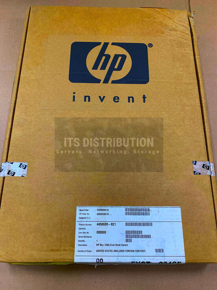 445860-B21 I Open Box Renew HP Ethernet Blade Switch for c-Class BladeSystem