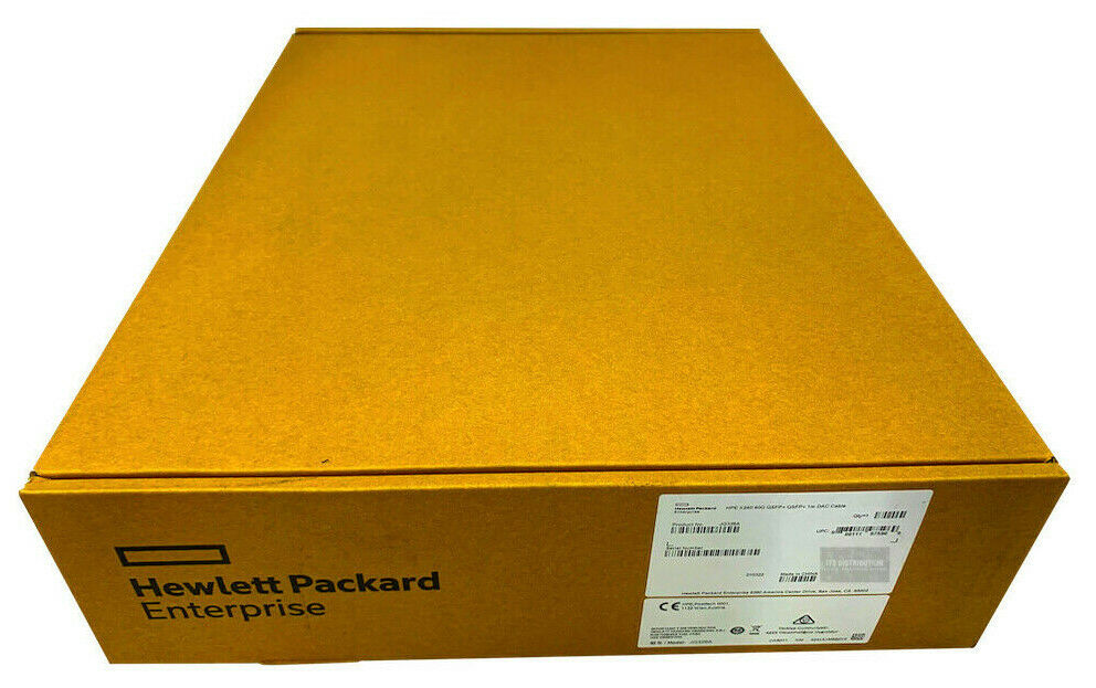 JG326A I Genuine New Sealed HPE X240 40G QSFP+ QSFP+ 1M DAC Cable 0231A1M8