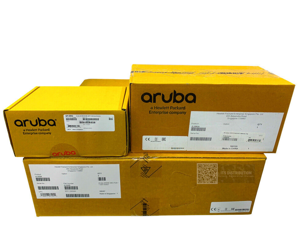 JL322A I NEW BUNDLE HPE Aruba 2930M 48G PoE+ 1-Slot Switch + JL083A & JL086A