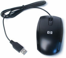 Load image into Gallery viewer, 505062-001 I New Genuine HP Optical Wired USB Scroll Black Mouse