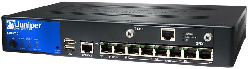 SRX210HE2-POE I Brand New Juniper SRX210 Services Gateway Power Over Ethernet