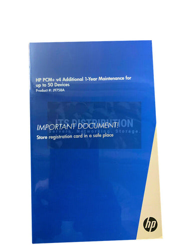 J9758A I Brand New Sealed HP PCM+ v.4.0 - License