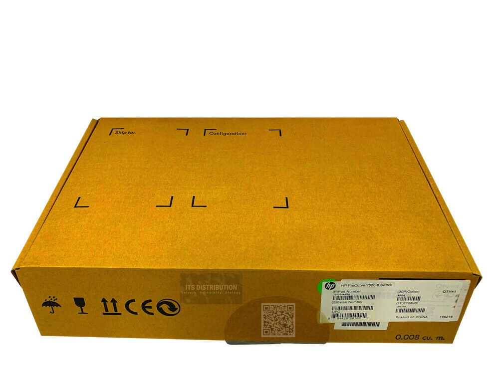 J9137A I Open Box HPE Aruba 2520-8-PoE Switch