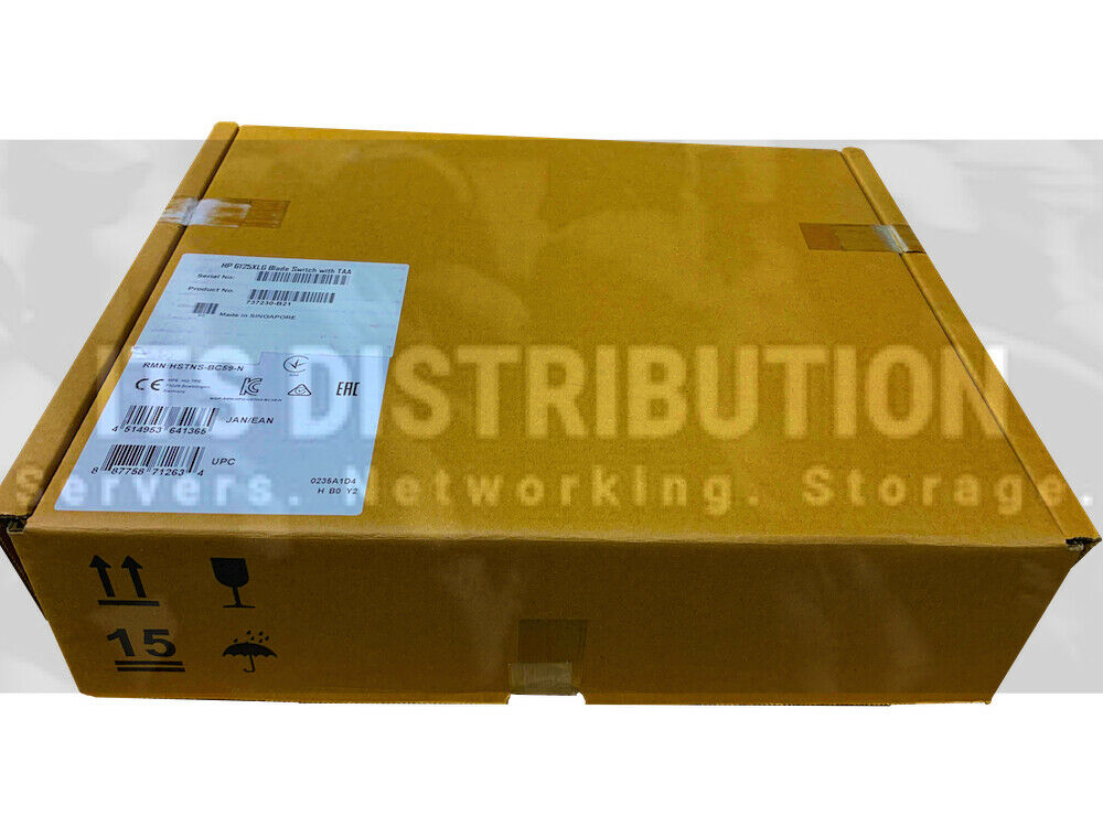 737230-B21 I Open Box HPE 6125XLG Ethernet Blade Switch with TAA 741563-001